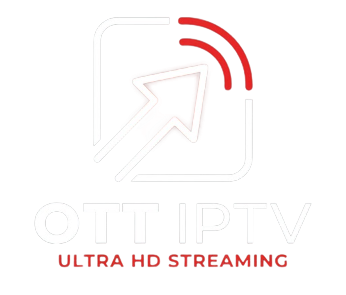 Logo officiel de OTT IPTV - Le meilleur service IPTV OTT en 2026 avec streaming Ultra HD.